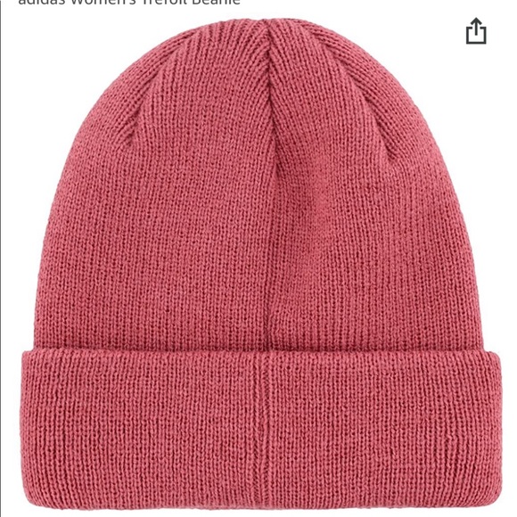 Adidas originals trefoil mauve pink beanie hat - Picture 2 of 9